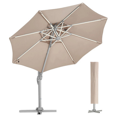 LS Umbrellas Patio Wood Promotion Beach Garden Umbrella Patio Parasol Coffee Patio Beach Bar Big Tent Umbrella