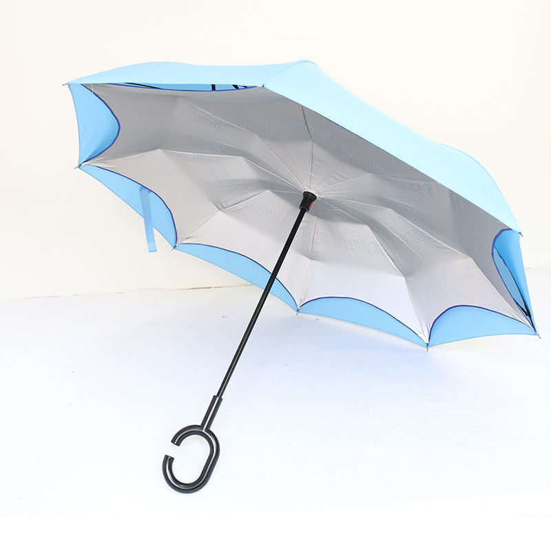 LS Rain Shadder Umbrella,Compact Folding Reverse Umbrella,Automatic Open Close Reverse Umbrella