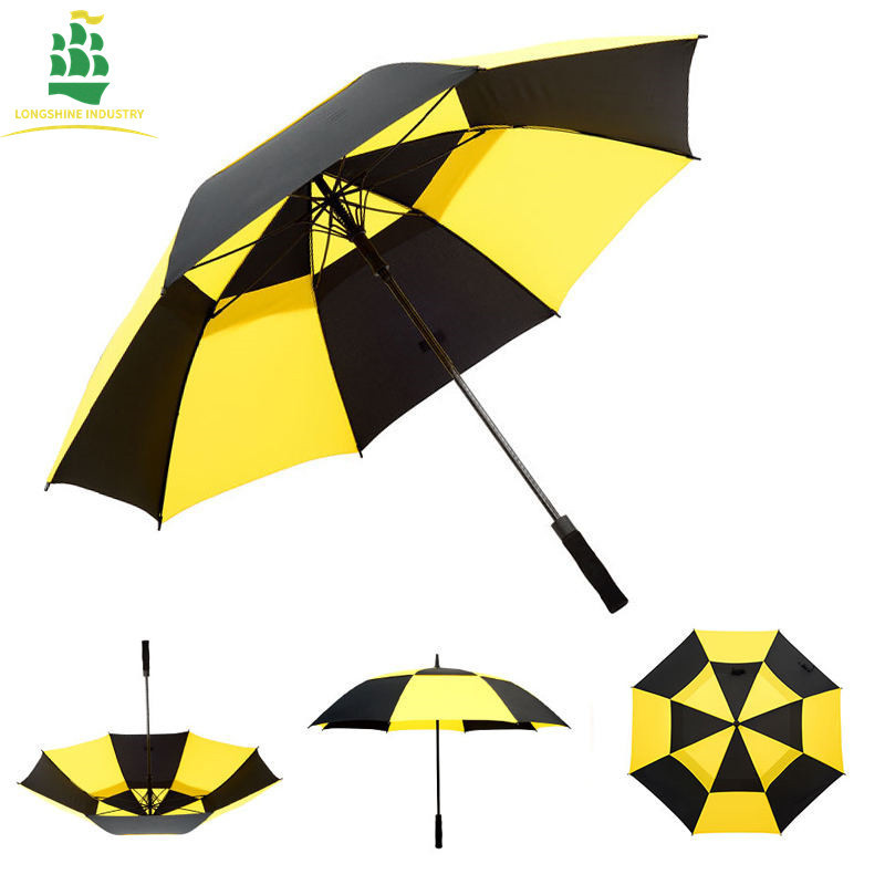 LS Large Luxury Promotional Brand Custom Golf Umbrella Oversized Golf Umbrella Oversized Golf Umbrella For Rain And Wind