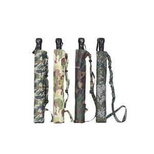 LS windproof amy camouflage umbrella with custom logo name tag