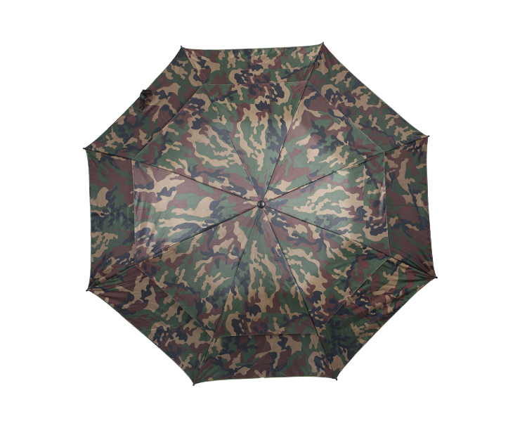 LS windproof amy camouflage umbrella with custom logo name tag