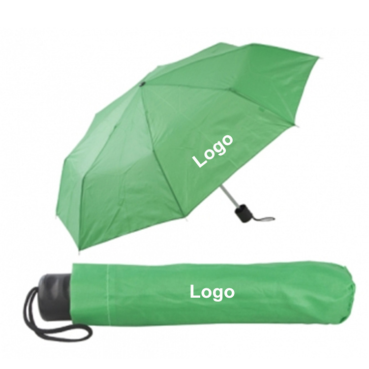 LS Wholesale super mini 3 fold umbrella price cheap plaid design or plain color umbrella