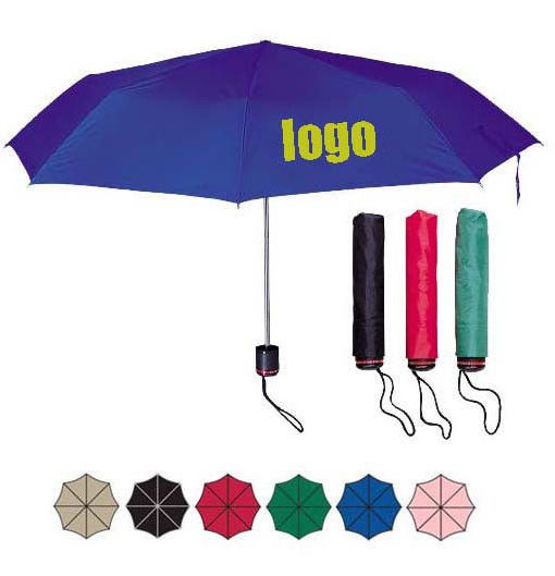 LS One dollar cheap customized advertising super mini pocket 3 folding umbrella