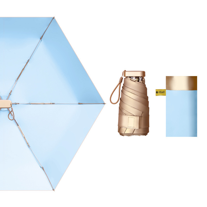 LS New Titanium Ultra-Light  Golden Umbrella