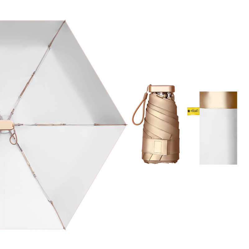 LS New Titanium Ultra-Light  Golden Umbrella