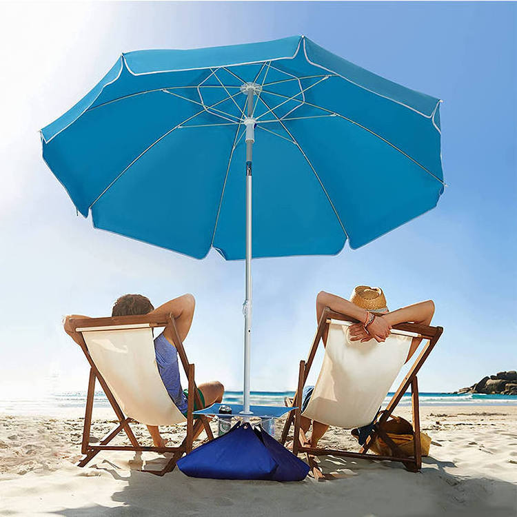 LS Sun Umbrella Beach Patio Fabric Waterproof  Portable Sport Brella Beach Umbrella Telescopic Beach Umbrella