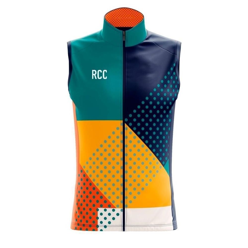 LS244112 OEM Design Men Bicycle Vest Plus Size Breathable Road Bike Windproof Vest Sublimation Printing Cycling Windproof Gilet