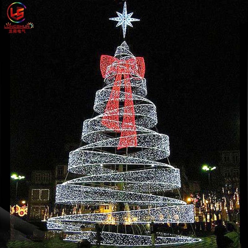 Outdoor Waterproof LED Christmas Tree  Led Large 3D Decoration Christmas Tree Motif Light