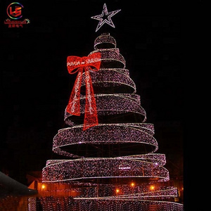 Outdoor Waterproof LED Christmas Tree  Led Large 3D Decoration Christmas Tree Motif Light