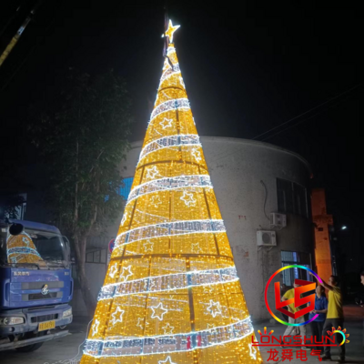 Outdoor Street Christmas Tree Light Led Large 3D Decoration  Motif Light