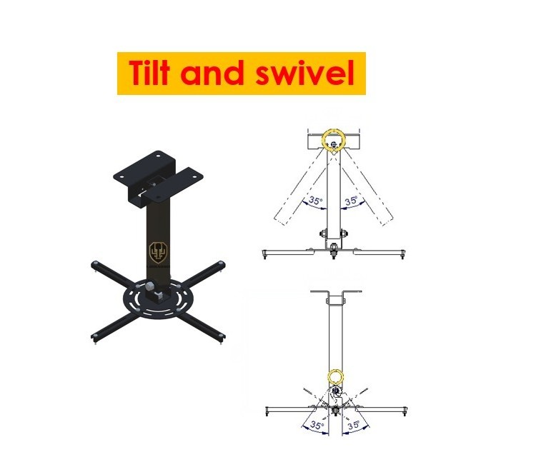 65 inch TV Ceiling Hanger Ceiling TV Mount Flip Down TV Lift