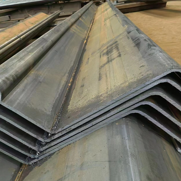 customized carbon steel sheet pile Q345b Q295 Sy295 steel sheet piles z type for Concrete building materials