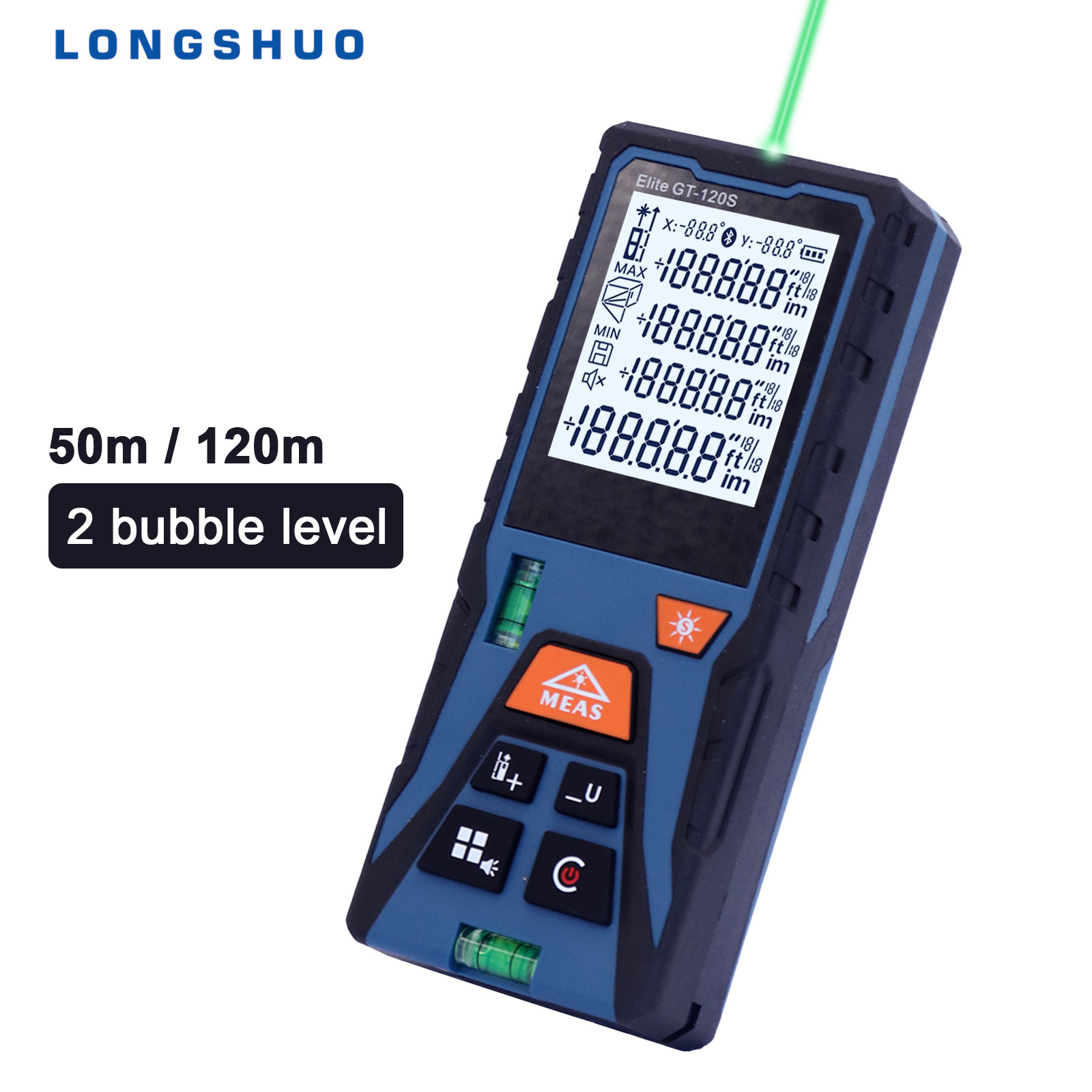 50m 120m Digital Rangefinder Laser Measure Distance Meter Laser