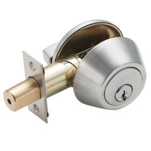 USA ANSI Standard deadbolt bedroom door lockset with keys single cylinder brass latch deadbolt door lock