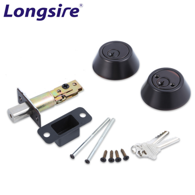 American standard stainless steel brass lock cylinder deadbolt single side double side latch deadbolt ANSI grade 2