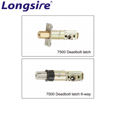 Commercial Deadbolt Latch Brass Cylinder Latch Bolt Color-Zinc Electroplating Door Bolt Latch Dead Bolt