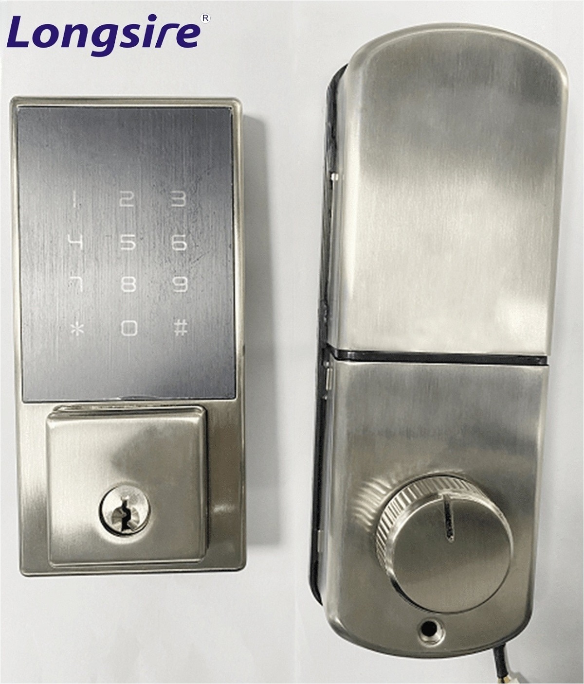 High Quality Electronic Deadbolt Lock Modern Touch Keys Coded Smart Lock Set Entry Keyless Smart Deadbolt Easy Install