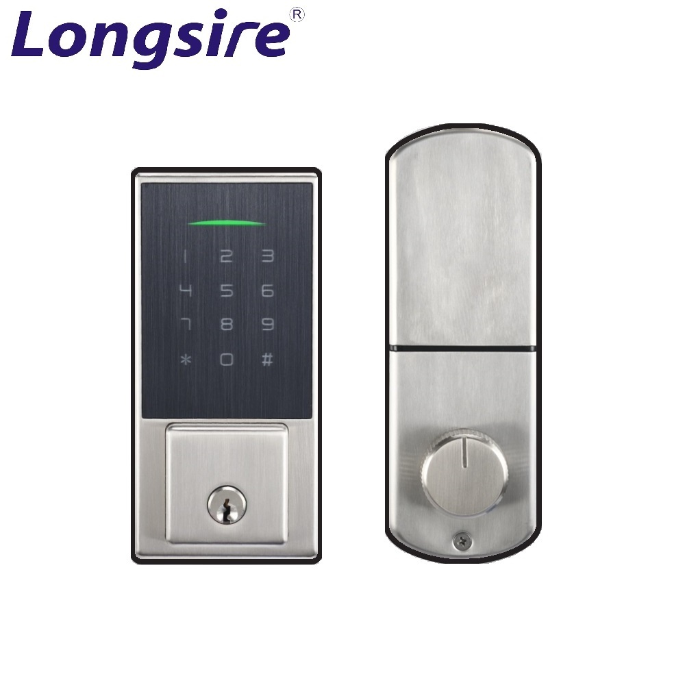 High Quality Electronic Deadbolt Lock Modern Touch Keys Coded Smart Lock Set Entry Keyless Smart Deadbolt Easy Install