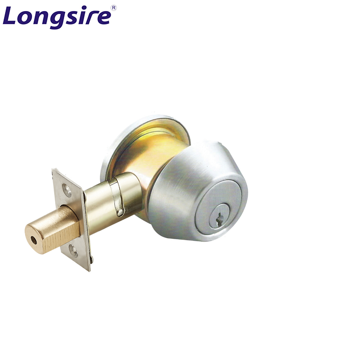 American Ansi Grade 1 door Locks stainless steel brass cylinder Deadbolt deadbolt lock fire rated dead bolt in solid steel