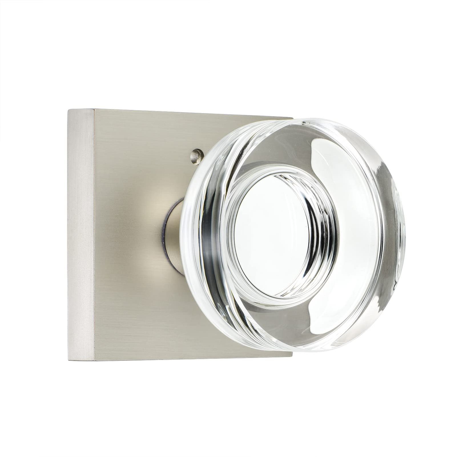 Round Glass Door Lock Crystal Combination Door Knobs For Interior Doors Cylinder Locks&Keys