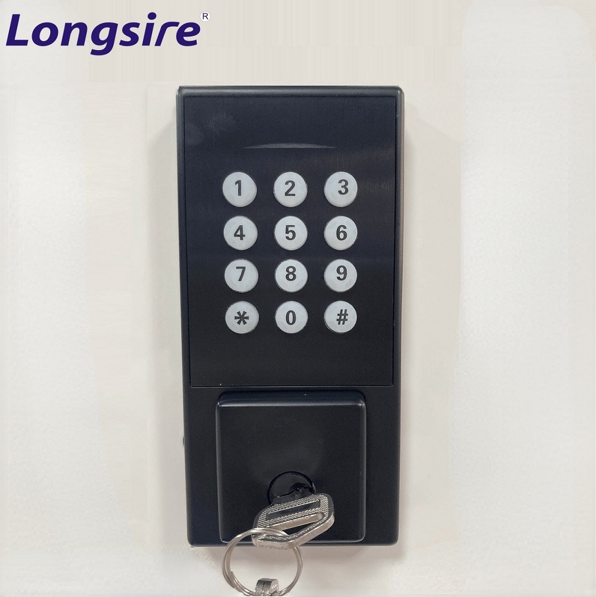 North American Password Keypad Digital Deadbolt Lock Mechanical Keys Electric Door Lock Set Smart Deadbolt Door Handle Locks