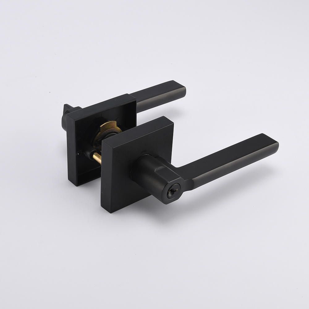 American Commercial Handle Zhongshan Heavy Duty Handle Door Knob Inside Main Entry Tubular Thumb Turn keyed Latch  Lever Lockset