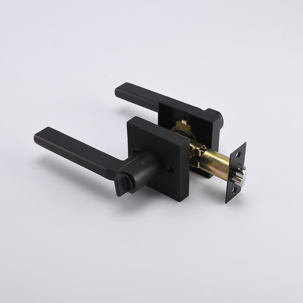 American Commercial Handle Zhongshan Heavy Duty Handle Door Knob Inside Main Entry Tubular Thumb Turn keyed Latch  Lever Lockset