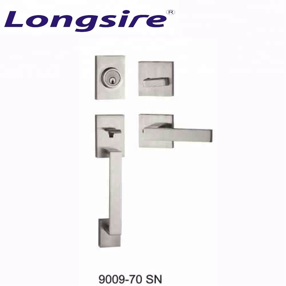 Modern zinc alloy z-wave security devices interior America style door handle locksets