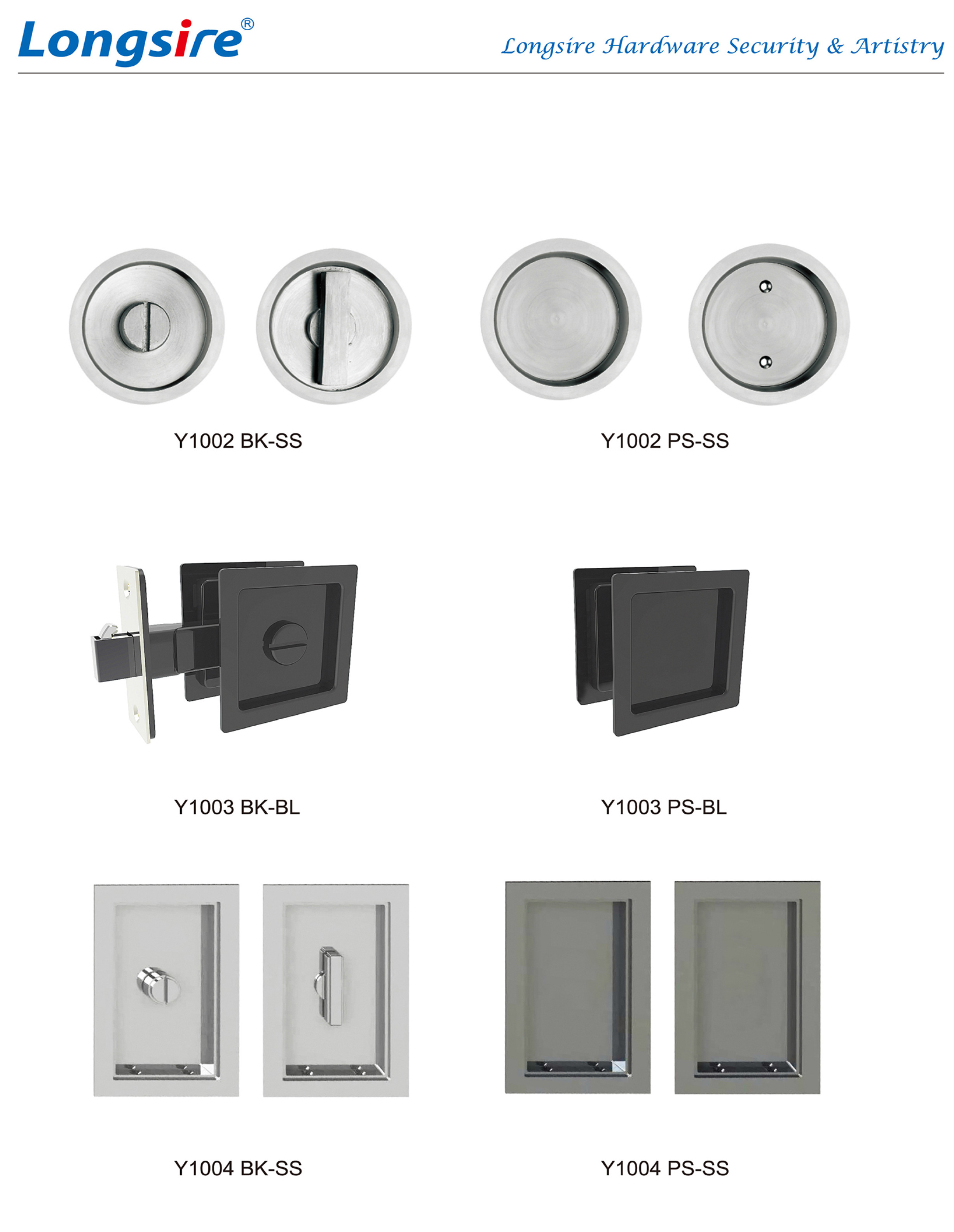 Credit-Honoured Sliding Door Mortise Lock Set Invisible Recessed Handle Latch Interior Wood Pocket Door Lock Furniture Hardware