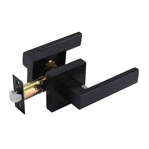 Wholesale Good Quality Black Korean Door Lock Bedroom Door Locks Handles Lock Handle With Key