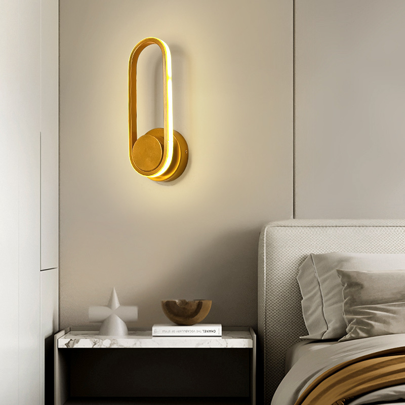 Modern luxury decoration acrylic led wall light indoor living room bedroom bedside sconce hotel corridor aisle wall lamp