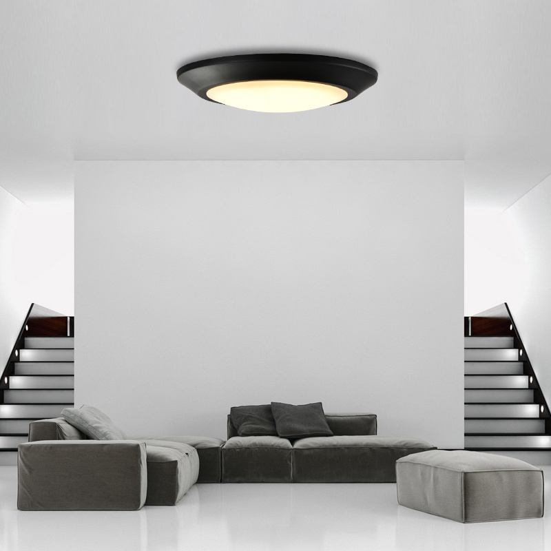 modern ETL ultrathin design Black and white decorative ceiling lights for living room bedroom 10W flush mount LED light ceiling