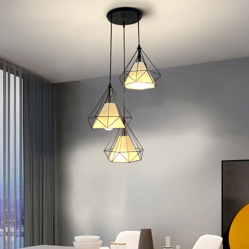 ETL chandelier light luxury modern hanging pendant lights Iron material for home  lamp shade decorative pendant lights