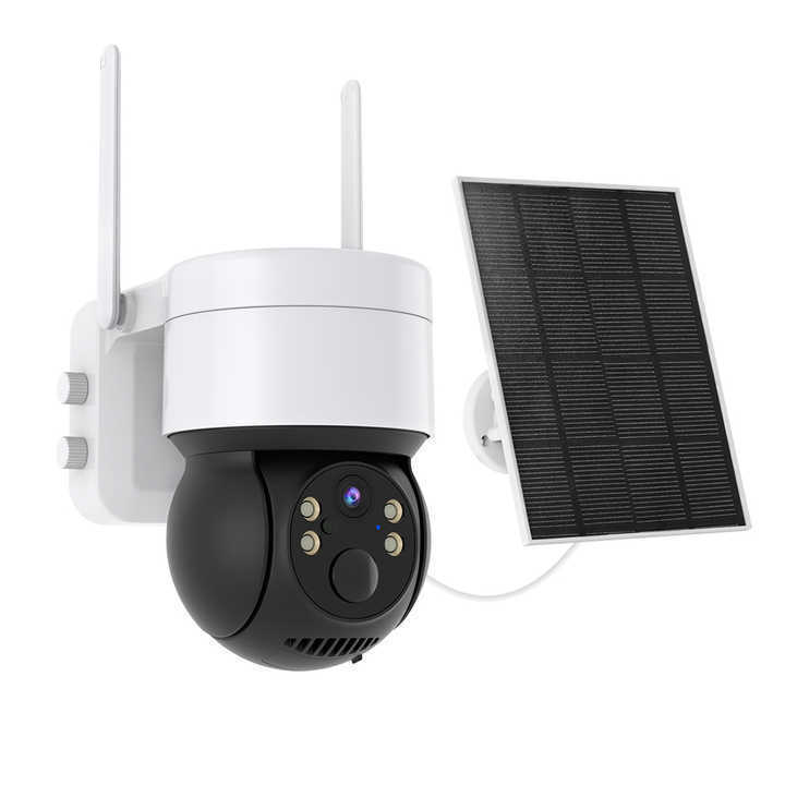 Solar Panel 2MP WiFi Solar CCTV PTZ Camera Outdoor iCSee 1080P Wireless Solar Security WiFi Battery Power Network Camera