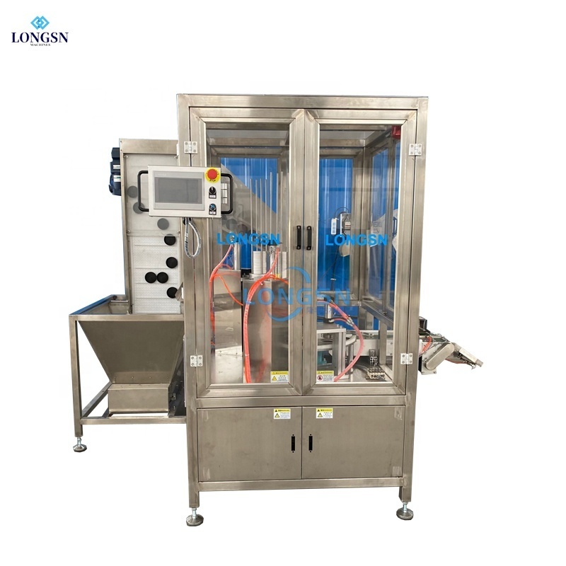 China leading manufacturer Automatic butterfly cap closing machine cap wad inserting machine