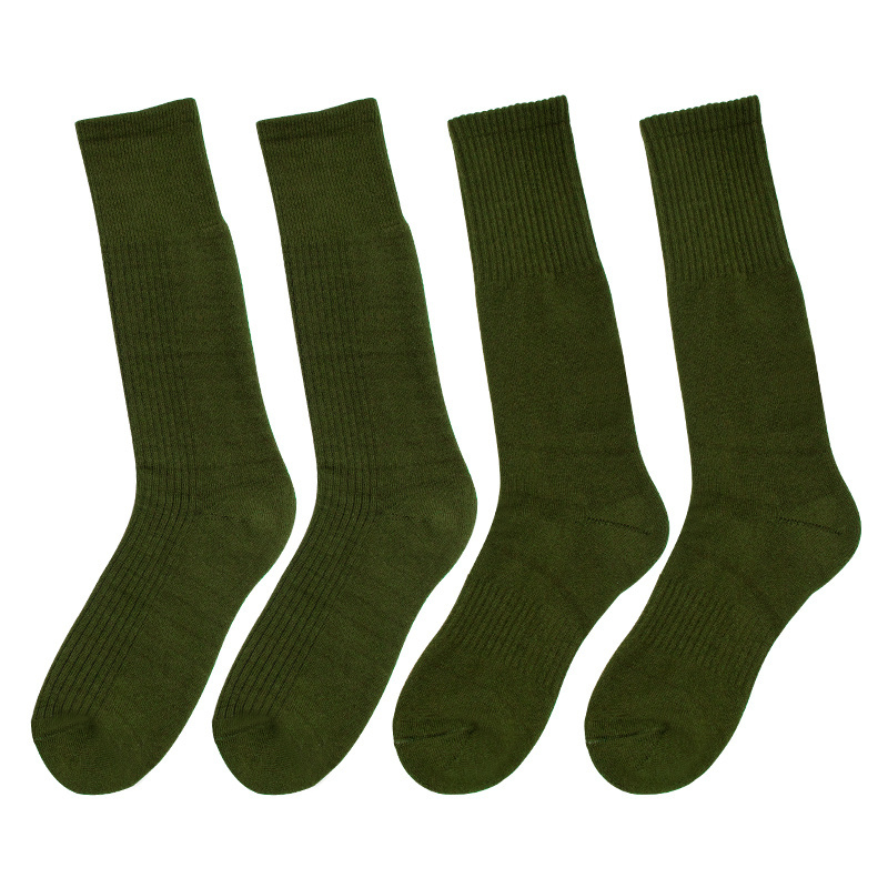 winter luxury thick black military green hand knitted pure fleece alpaca merino cashmere wool thermal socks for horse riding