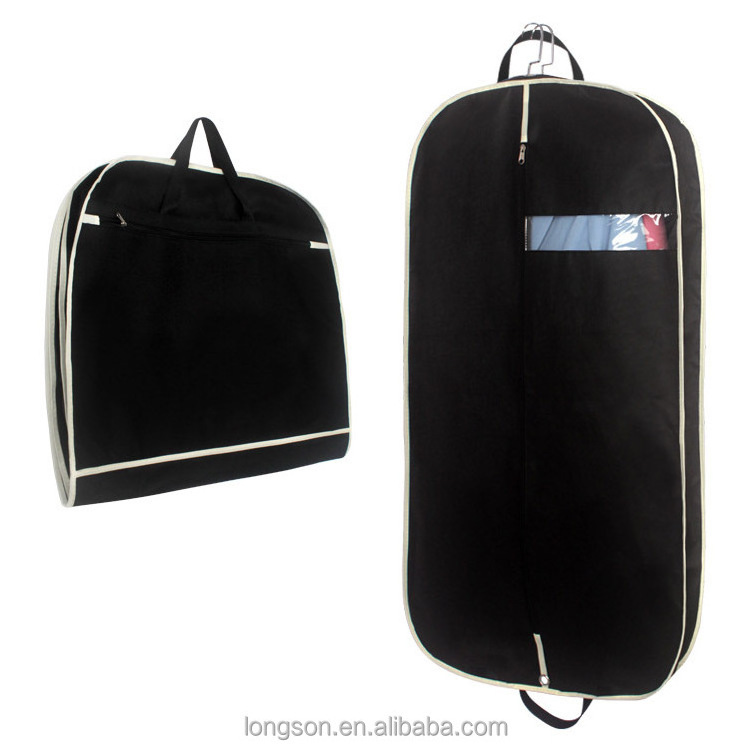 Custom Non-Woven Storage Dustproof Dance Suit Garment Bags With Rack For Travel