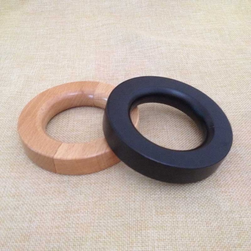 Beech wood circle scarf hanger ring scarf hanger