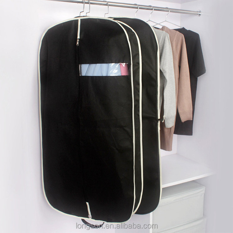 Custom Non-Woven Storage Dustproof Dance Suit Garment Bags With Rack For Travel