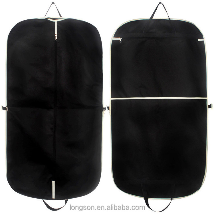 Custom Non-Woven Storage Dustproof Dance Suit Garment Bags With Rack For Travel