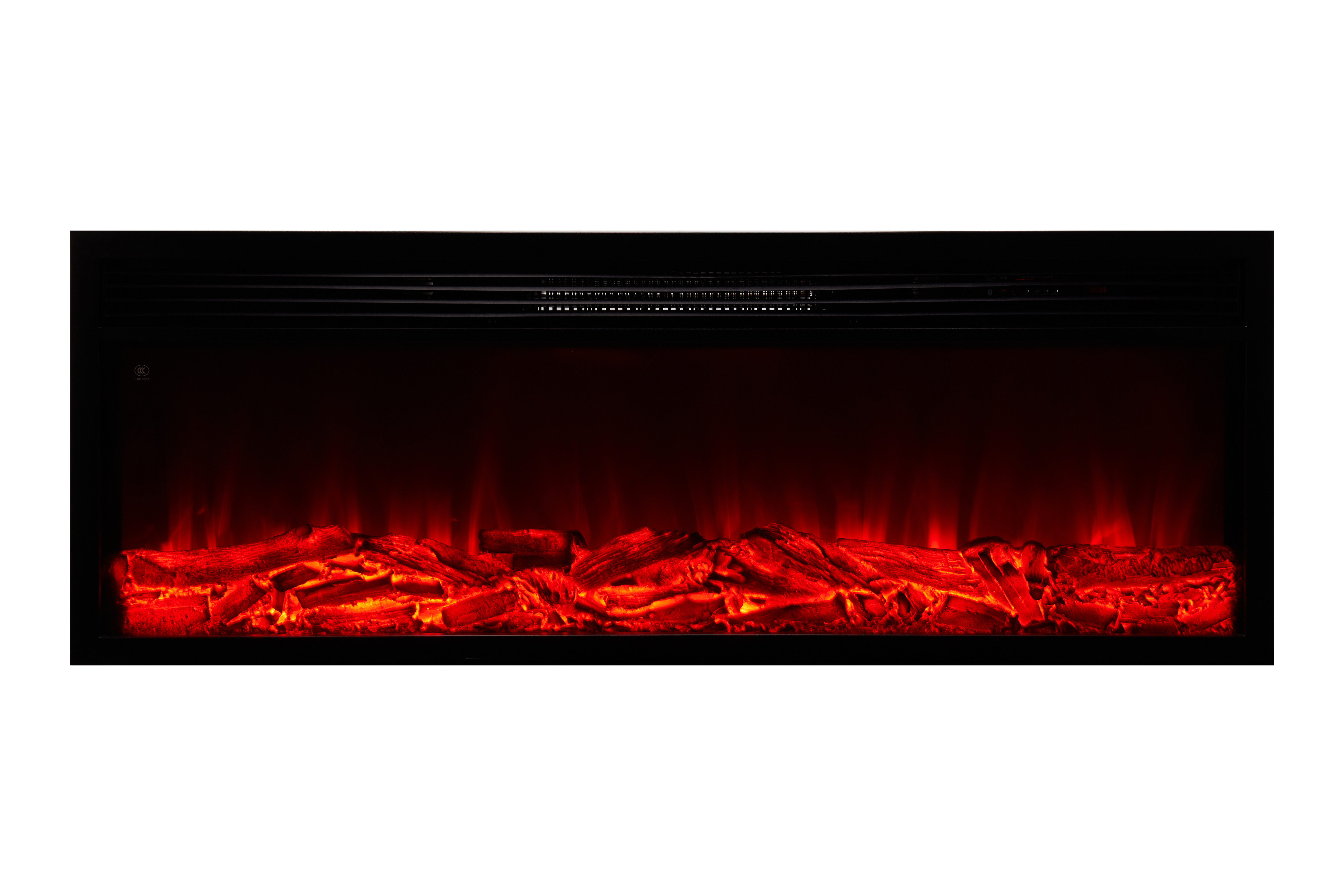 Longstar Hotselling Wholesale Multicolor Flame Cold-Rolled Steel Multiple Sizes LED Heating Electronic Fireplace