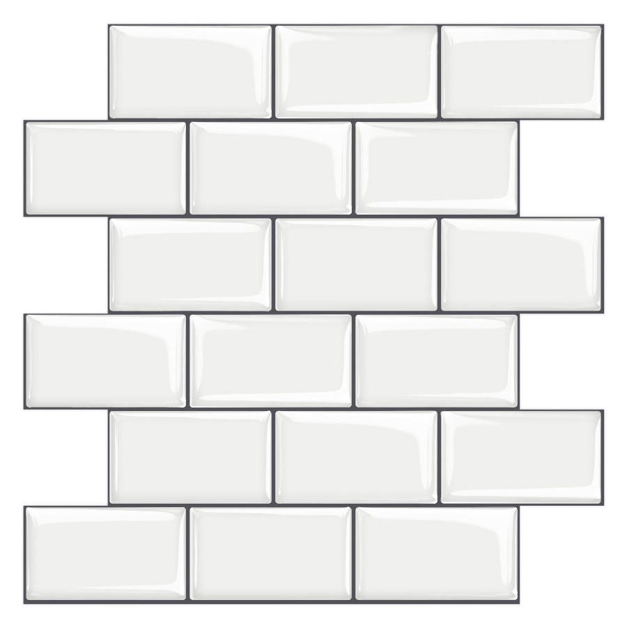 LONGSTAR Tiles Peel And Stick 12*12 Inch Sticks On Tiles Back Splash For Kitchen And Bathroom Use Customized Pattern