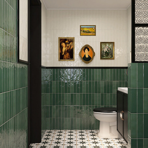 Longstar Latest Hotselling Tiles For Bathroom And Toilet Rectangle Mosaic Restaurant Wall Decoration In Spanish Style