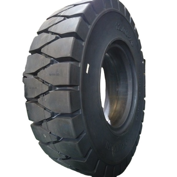 12.00-20 12 20 Inch Rubber Solid Tire For Forklift Heavy Trucks Trailers with long span life