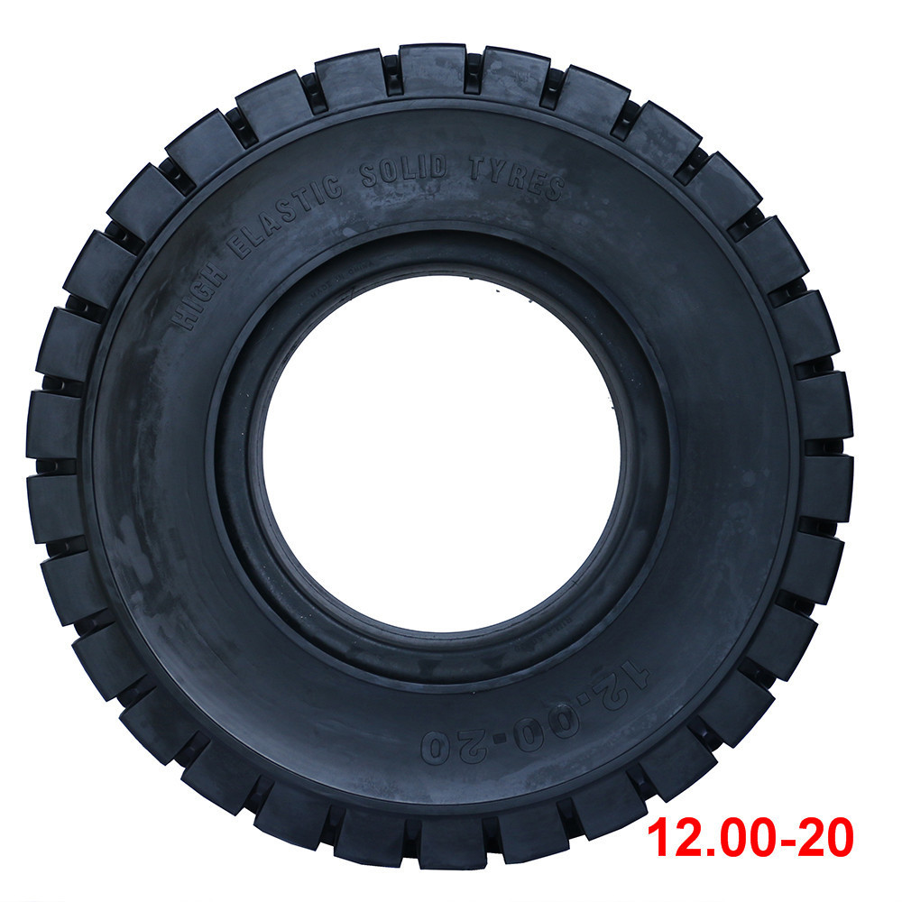 12.00-20 12 20 Inch Rubber Solid Tire For Forklift Heavy Trucks Trailers with long span life