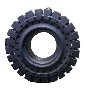 Solid wheel loader tire 17.5-25 20.5-25 big tyre for wheel loader crane loader steel plant mining ground