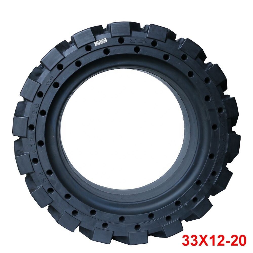 10-16.5 12-16.5 Forklift 14-17. 5 Construction machinery skid steer loader solid tire with steel ring 31x10-16 33x12-20