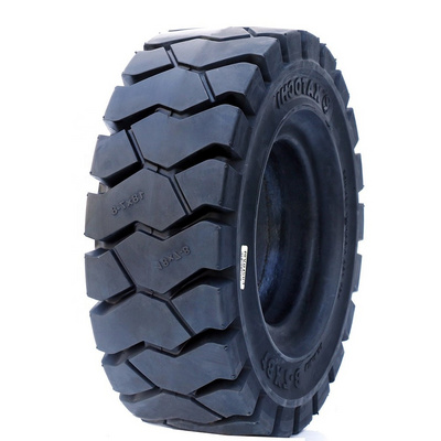 High resistant solid rubber wheel tyre 21x8 - 9 18x7-8 pneumatic solid forklift tyre for forklift truck