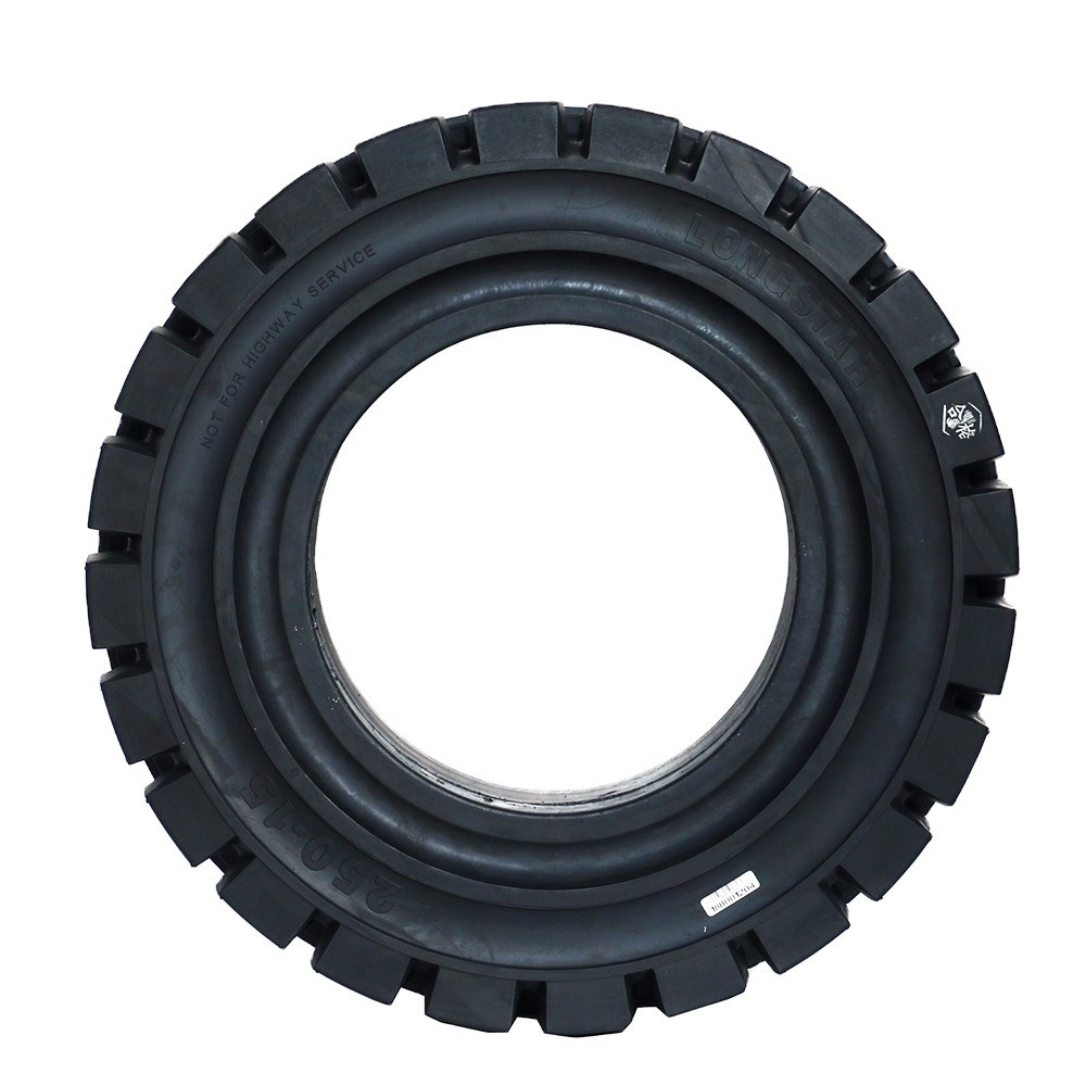 Good price non flat forklift tire 250-15 25015 355/65-15 industrial solid tire from china tire manufacturer