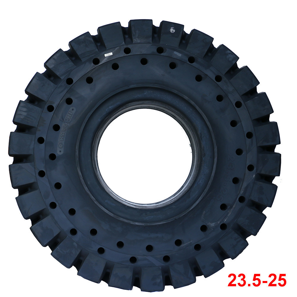 Solid tires for forklifts in various best-selling and customizable colors of different models 20.5-25